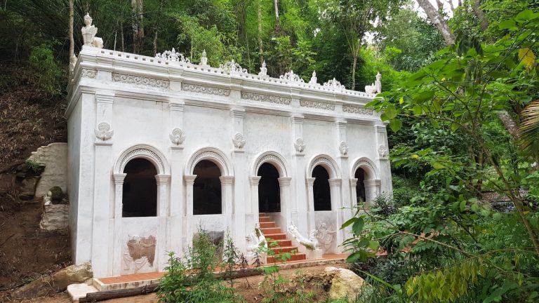White temple building